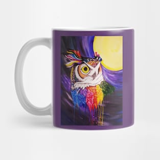 Rainbow Owl 2 Mug